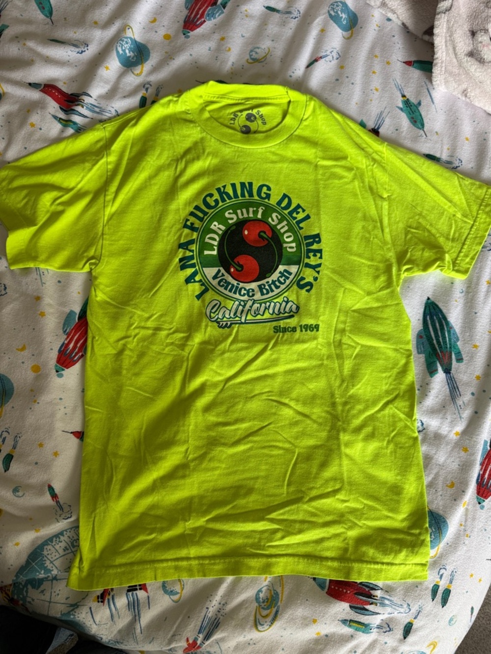 Lana F*cking Del Rey’s Venice B*tch Surf Shop limited edition LA pop up shop tee